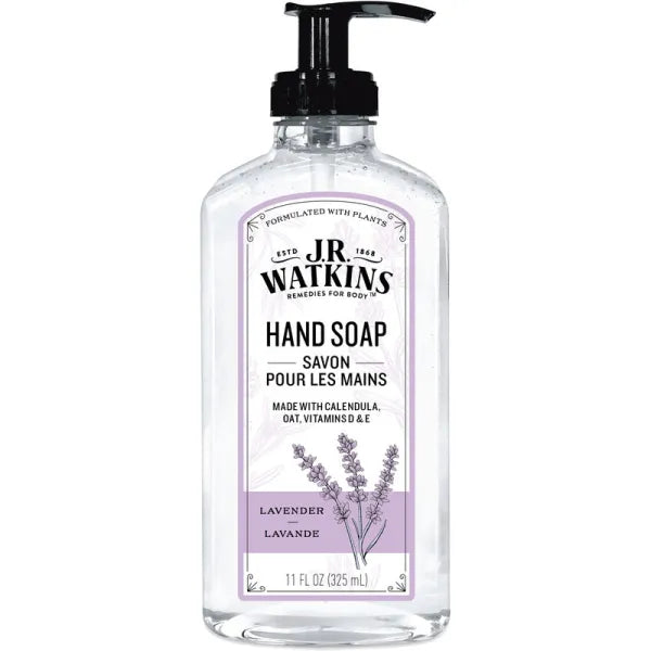 J.R. Watkins Hand Soap Coconut/Lavender Collection Liquid Hand Soap Pasteur Pharmacy Lavender