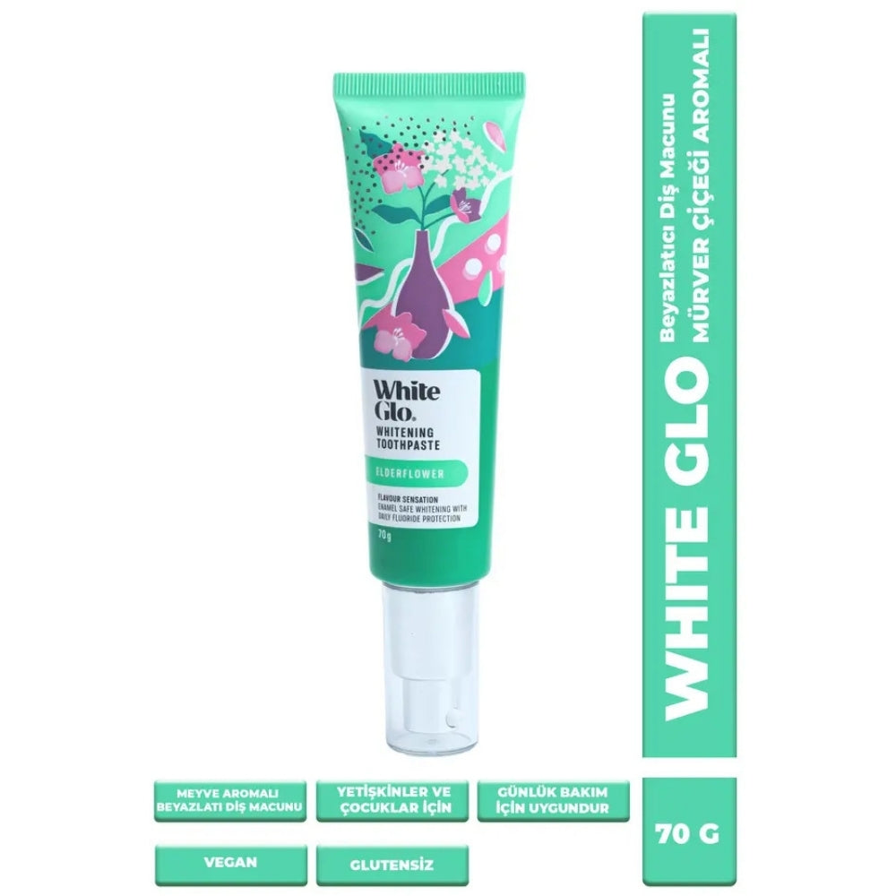 White Glo Gluten-Free Vegan Whitening Toothpaste 70g