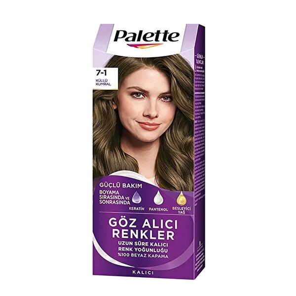 Palette Hair Dye - Intense Color with Keratin & Nourishing Oils - Ash Blonde Shade