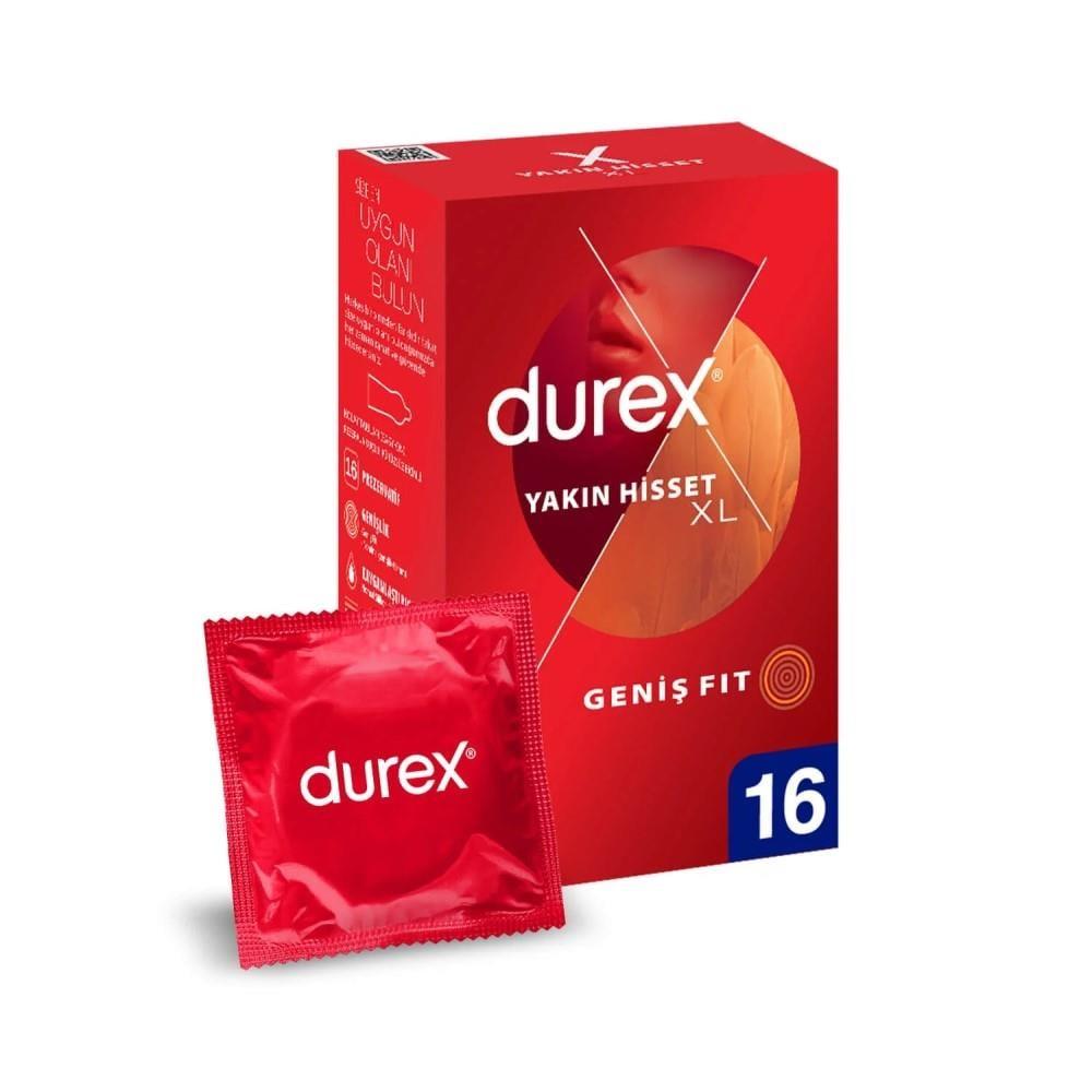 Durex Feel Close XL Condoms Extra Sensitive 16 Count