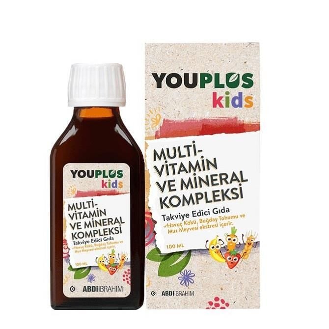 Youplus Kids Multivitamin Syrup for Daily Support 100ml