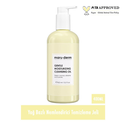 Maruderm Cleansing Oil - Gentle Makeup Remover & Skincare for All Skin Types, SLS & SLES Free, 13.53 fl oz