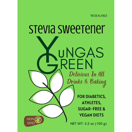 Naturamericas Yungas Green Stevia Sweetener Stevia Sweetener Pasteur Pharmacy 3.5oz (100g)