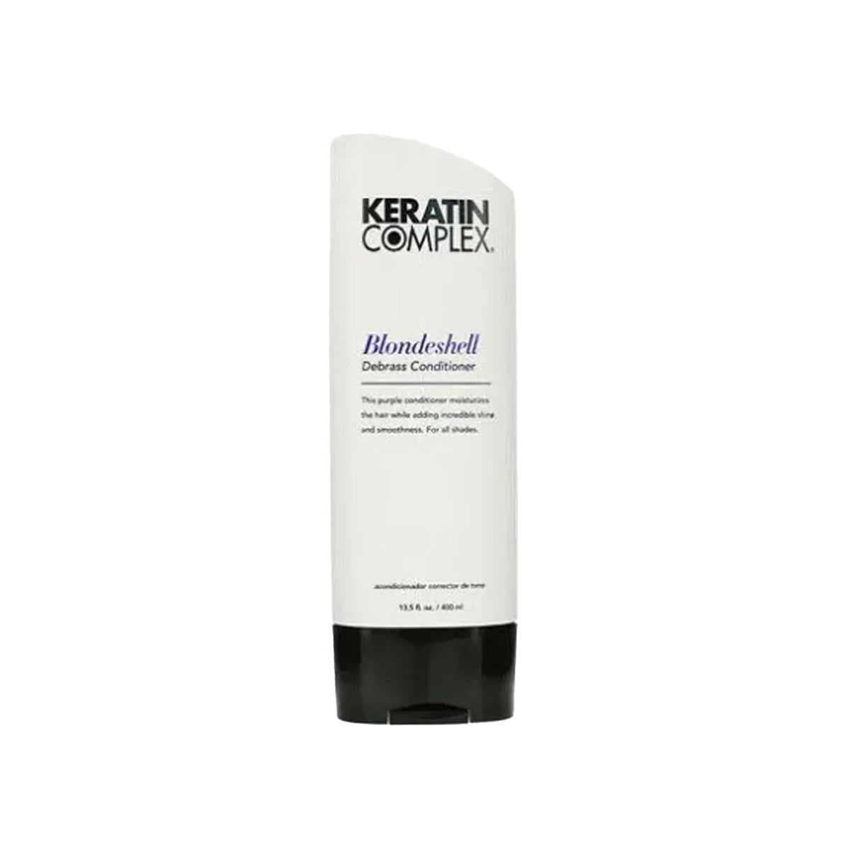 Keratin Complex Blondeshell Purple Toning Shampoo - 400ml, Nourishes & Balances Blonde Hair Color
