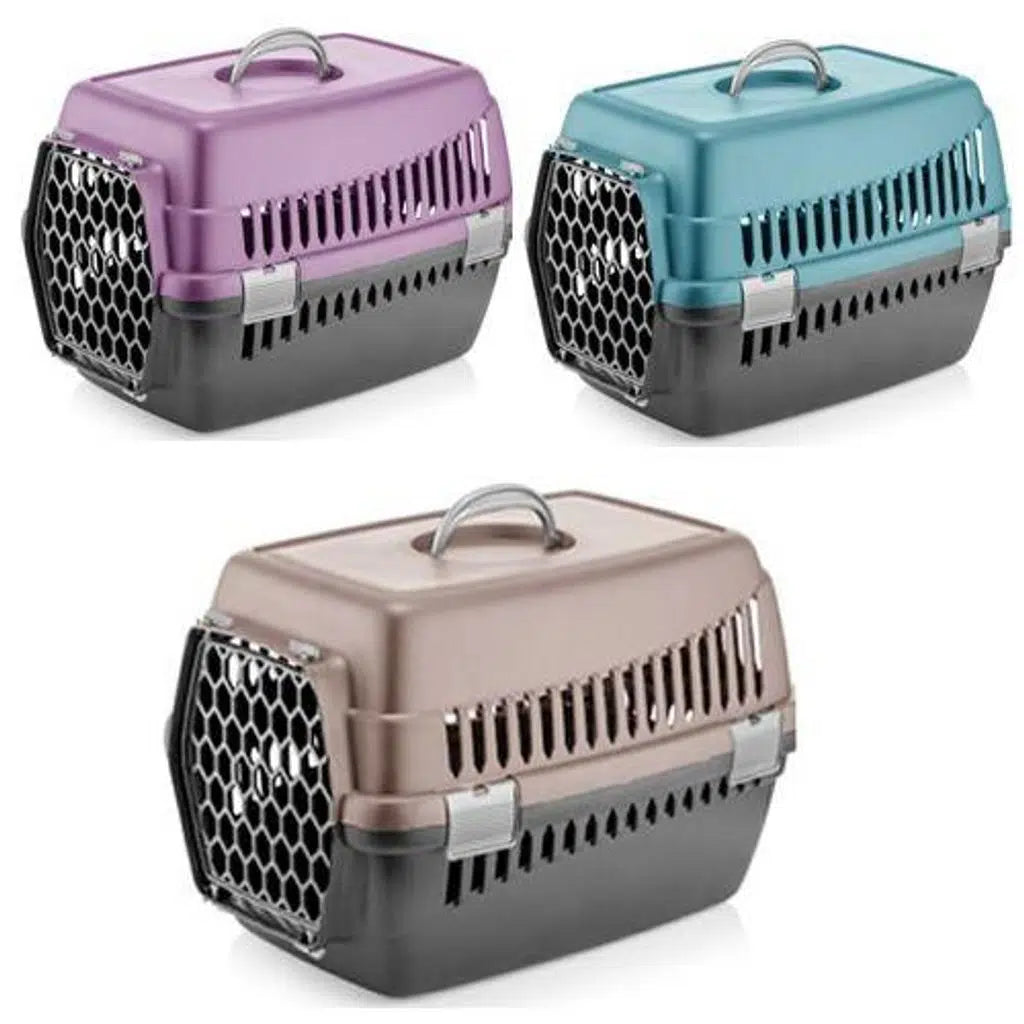 Zampa Medium Pet Carrier Box for Cats and Dogs 55x37x36 cm