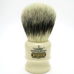 Simpson Chubby 2 Platinum Fibre Faux Ivory Shaving Brush Shaving Brush Pasteur Pharmacy