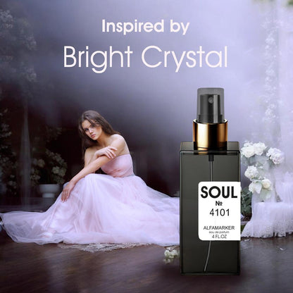SOUL Inspired by Bright Crystal Spray 4.0 Fl Oz / 120 ml Perfume for Women Women Eau de Parfum Long Lasting Fragrance