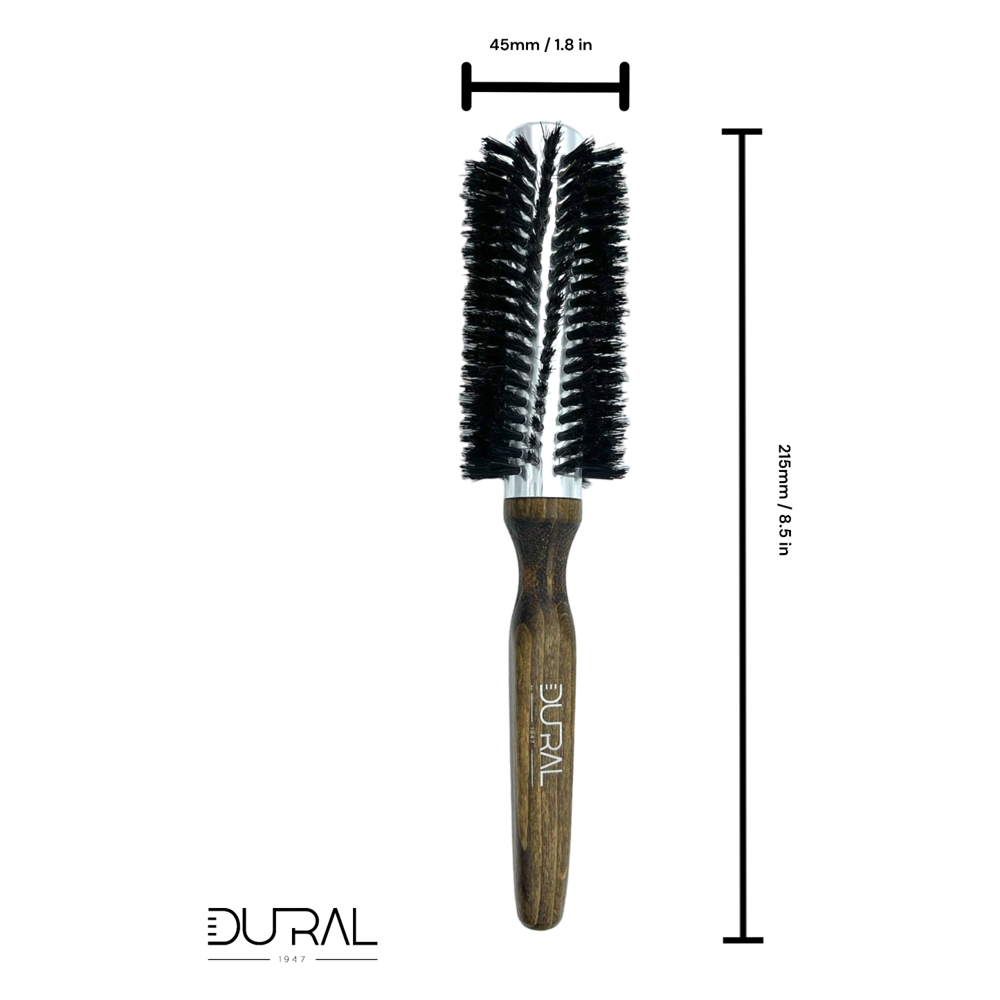 Dural Quick-Styler Beech wood hairbrush with boar bristles - 12 rows Hair Brush Pasteur Pharmacy
