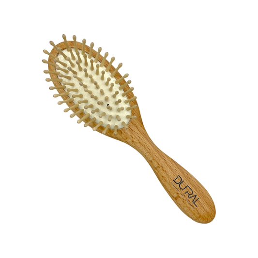 Dural Beech wood rubber cushion hair brush with wooden pins Hair Brush Pasteur Pharmacy