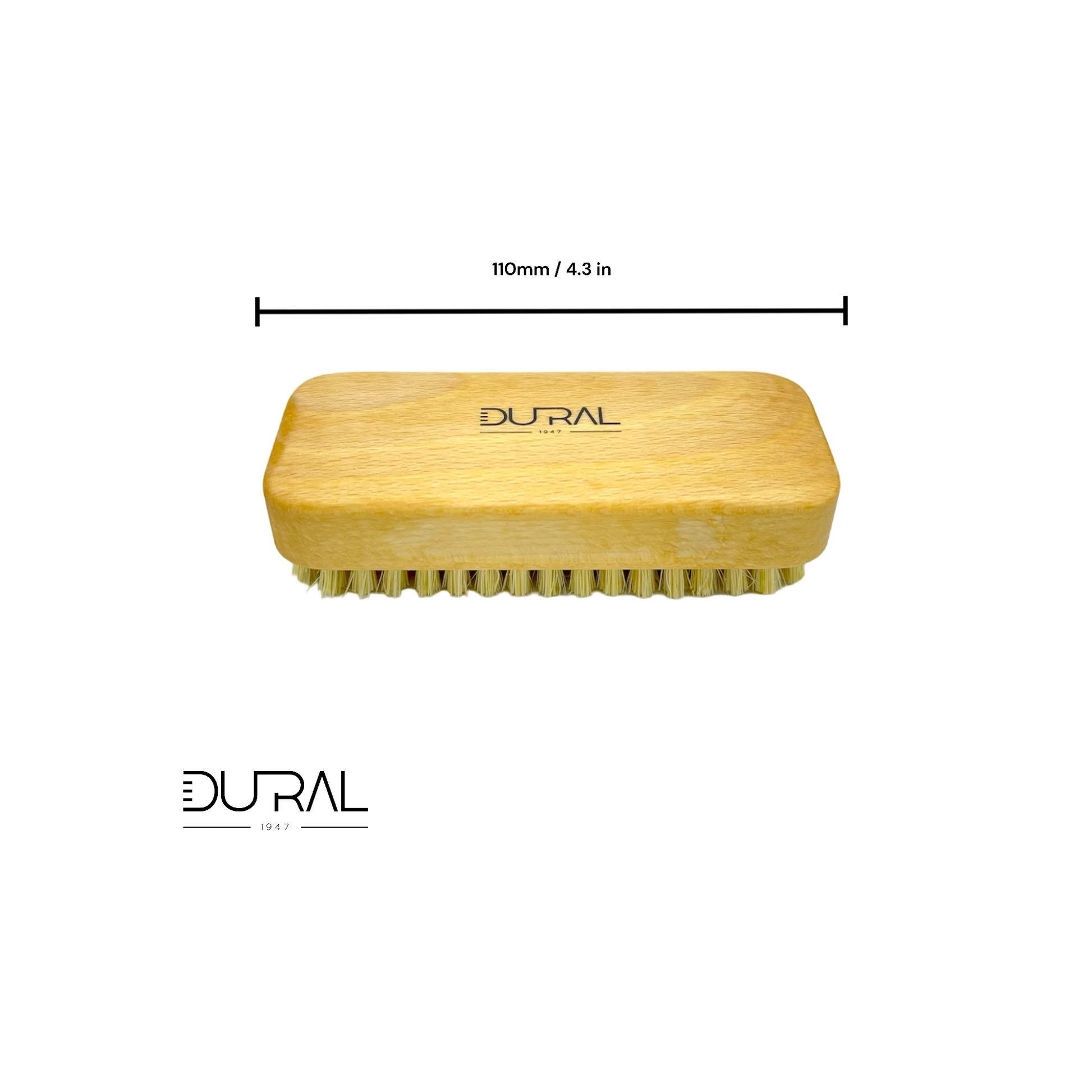 Dural Beech Wood Craftsman Hand & Nails Brush - 6 Rows Hand & Nails Brush Pasteur Pharmacy