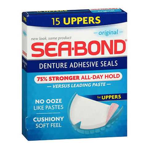 Sea-Bond Denture Adhesive Wafers Uppers 15 Wafers Denture Care Pasteur Pharmacy