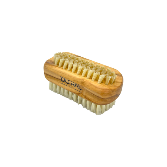 Dural Olive wood hand & nail brush with natural bristles - 6/8 rows 90mm Nail Brush Pasteur Pharmacy