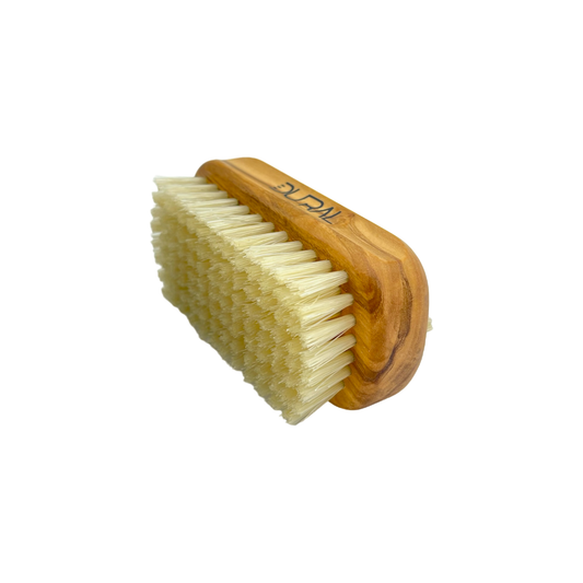 Dural Olive wood hand & nail brush with natural bristles - 6/8 rows 90mm Nail Brush Pasteur Pharmacy