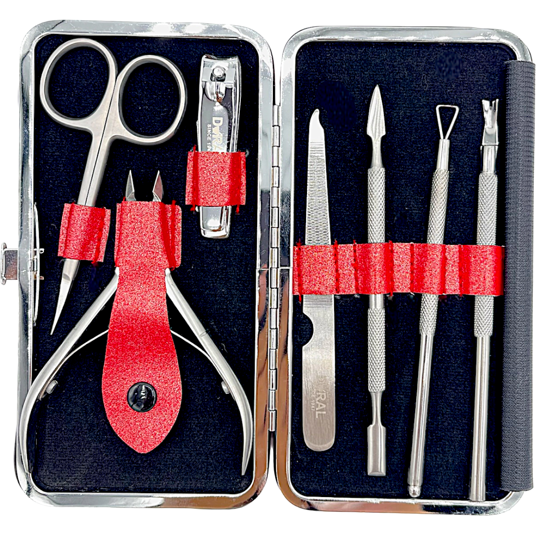 Dural Manicure Pedicure Kit Red SE-202 3oz Manicure Pedicure Kit Pasteur Pharmacy