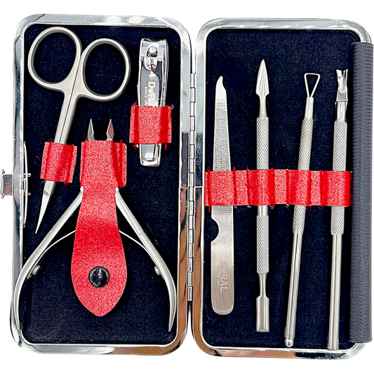 Dural Manicure Pedicure Kit Red SE-202 3oz Manicure Pedicure Kit Pasteur Pharmacy