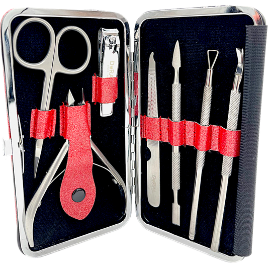 Dural Manicure Pedicure Kit Red SE-202 3oz Manicure Pedicure Kit Pasteur Pharmacy