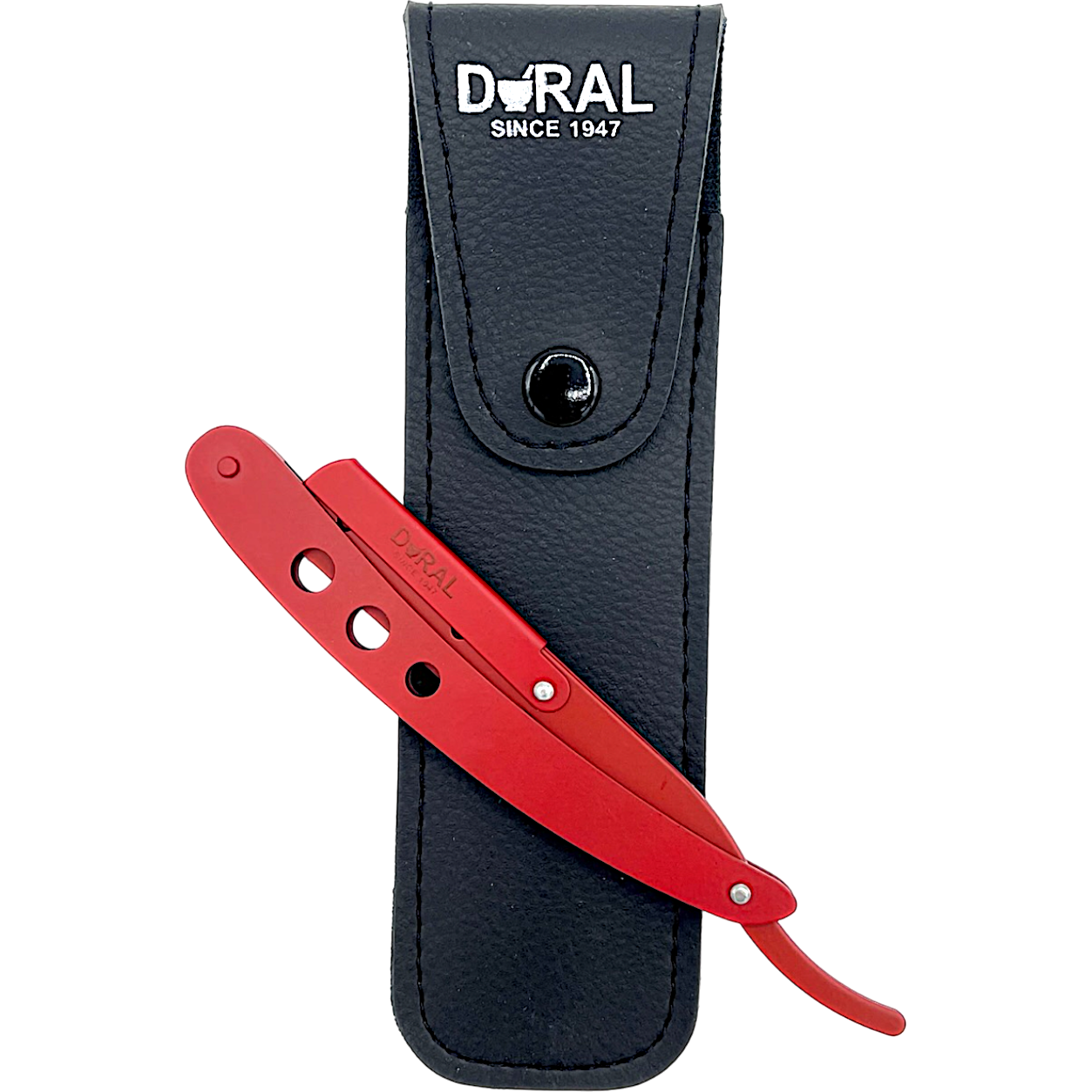 Dural Red Shavette Razor - Model: Harlow SE-063 3oz Shavette Razor Pasteur Pharmacy