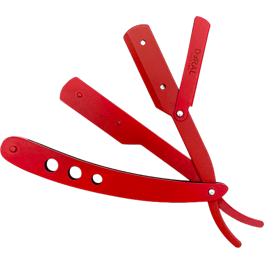 Dural Red Shavette Razor - Model: Harlow SE-063 3oz Shavette Razor Pasteur Pharmacy