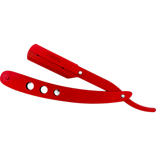 Dural Red Shavette Razor - Model: Harlow SE-063 3oz Shavette Razor Pasteur Pharmacy