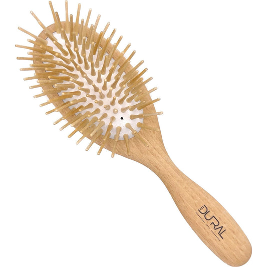 Dural Cushion Brush with Extra Long Wooden Pins Hair Brush Pasteur Pharmacy