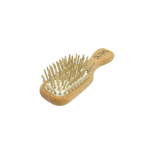 Dural Beech Wood Rubber Cushion Mini Hair Brush With Wooden Pins Hair Brush Pasteur Pharmacy