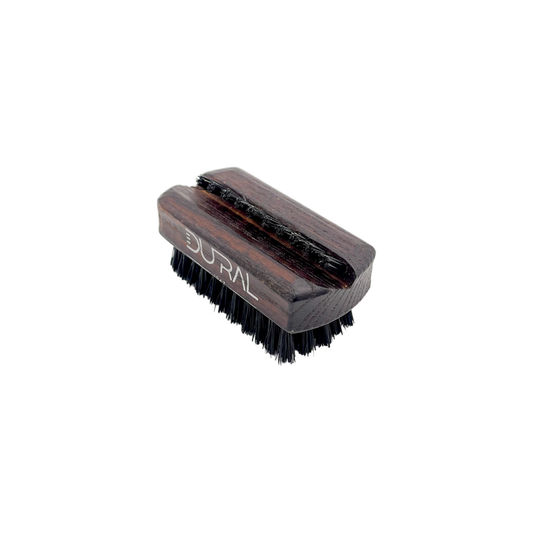 Dural Thermo ash wood travel size nail brush with black natural bristles 95 mm Nail Brush Pasteur Pharmacy