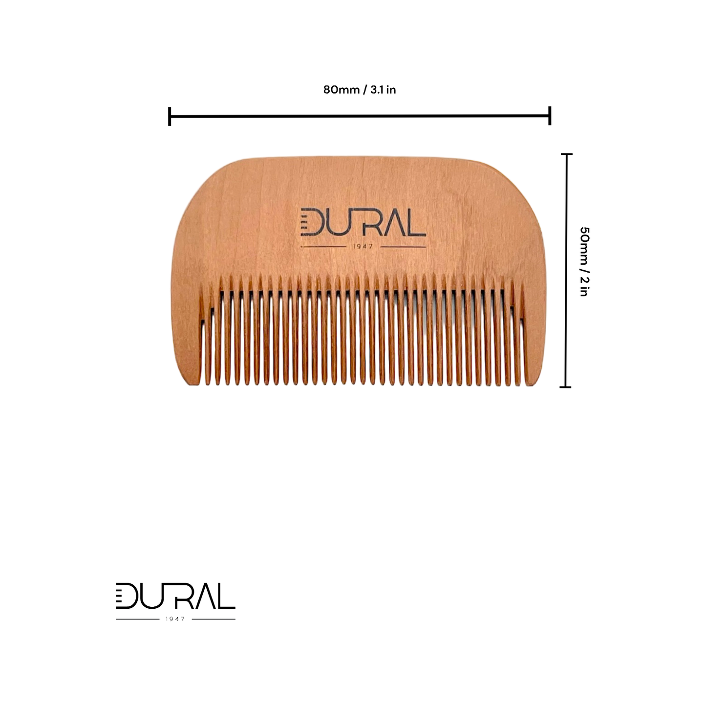 Dural Pear Wood Hand Made Beard Comb Beard Comb Pasteur Pharmacy