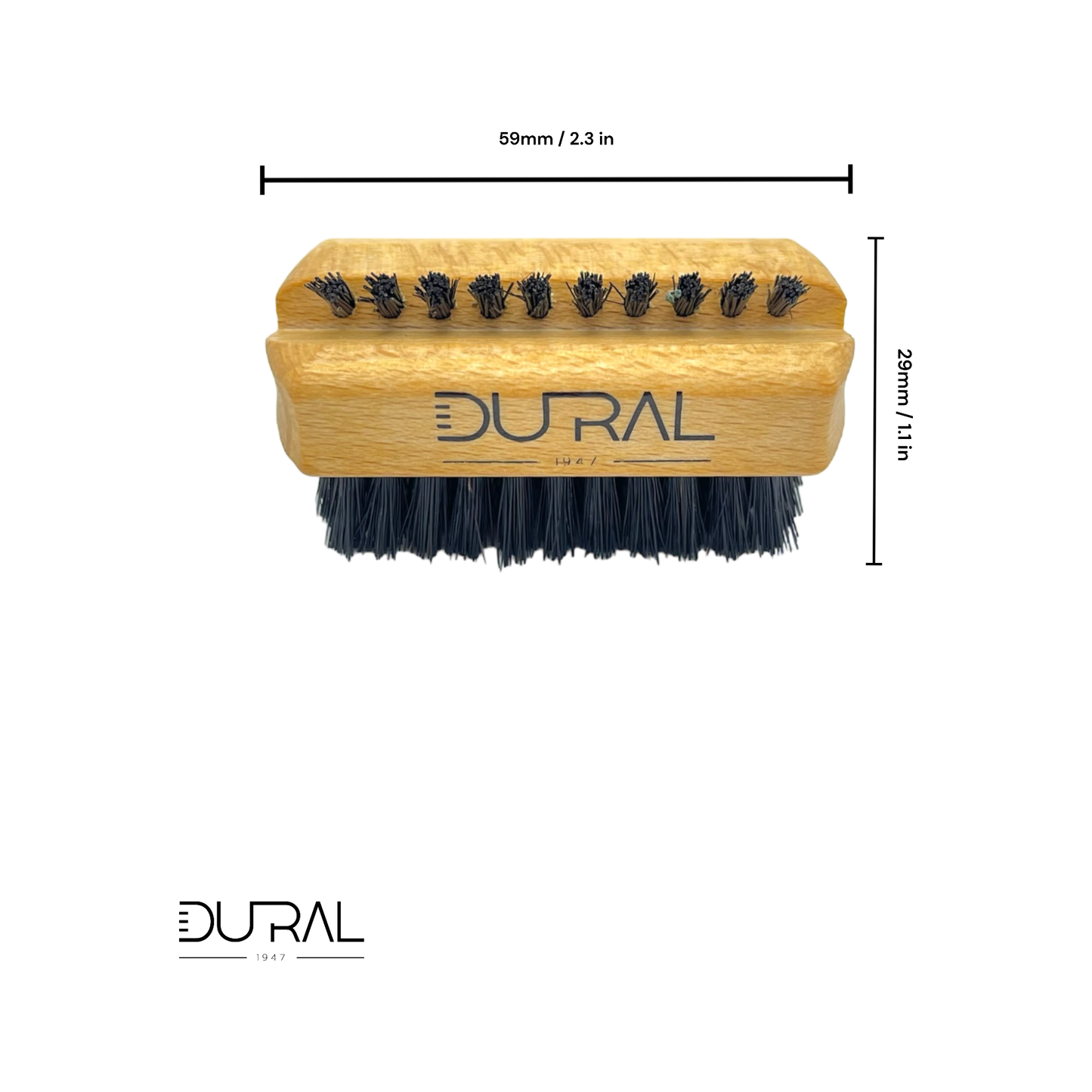 Dural Beech wood travel size hand/nail brush Nail Brush Pasteur Pharmacy