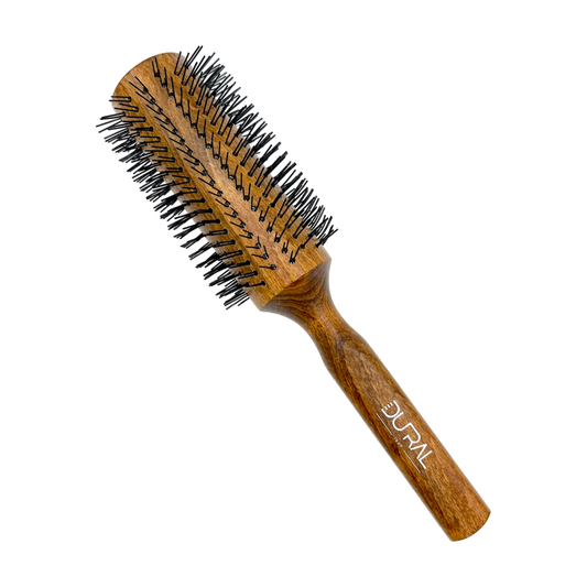 Dural Beech wood round-styler hair brush with nylon pins - 16 rows Hair Brush Pasteur Pharmacy