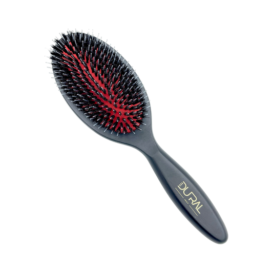 Dural Beech wood rubber cushion hair brush with boar bristles and nylon Hair Brush Pasteur Pharmacy