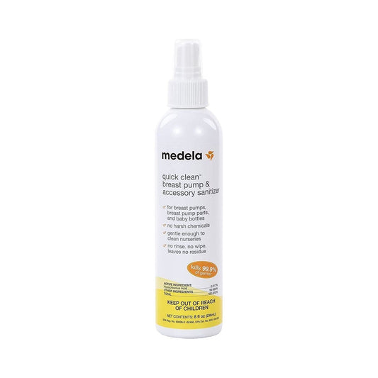 Medela Quick Clean Breast Pump & Accessory Sanitizer Spray - 8oz Breast Pump Accessory Sanitizer Pasteur Pharmacy