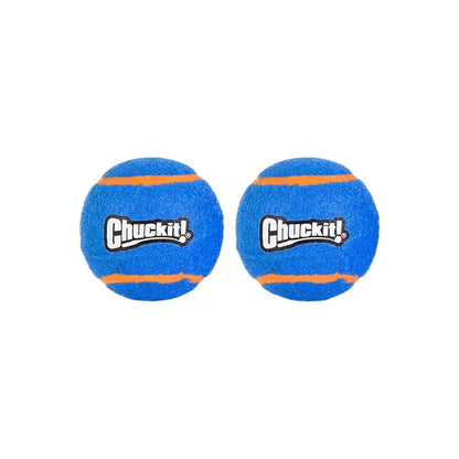 Chuckit! Pelota de tenis con sonido, paquete de 2 para perros pequeños
