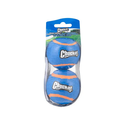Chuckit! Pelota de tenis con sonido, paquete de 2 para perros pequeños