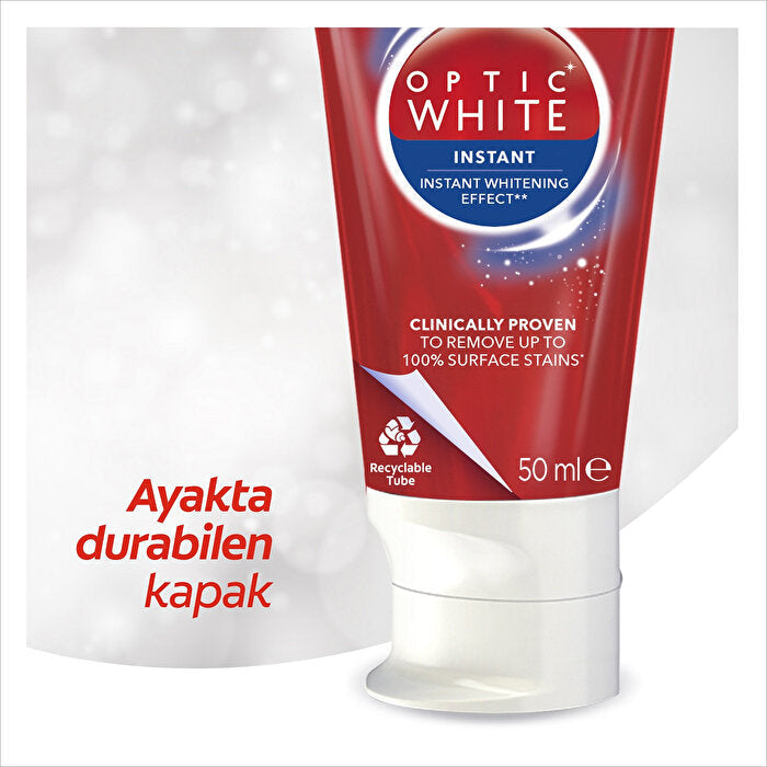 Colgate Optic White Instant White Toothpaste 50ml - Teeth Whitening
