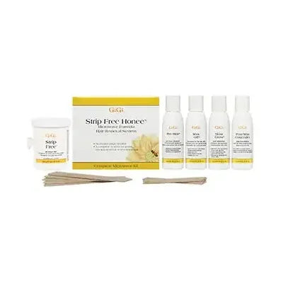 Gigi Strip Free Honee Microwave Formula Hair Removal System 35 Piece Kit - 16 Oz Hair Removal System Pasteur Pharmacy