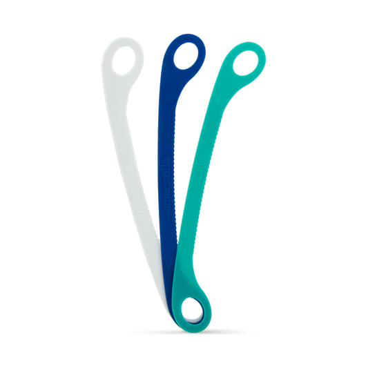 Supersmile Rippled Edge Tongue Cleaner, 3 Pack - 5 Oz Pasteur Pharmacy