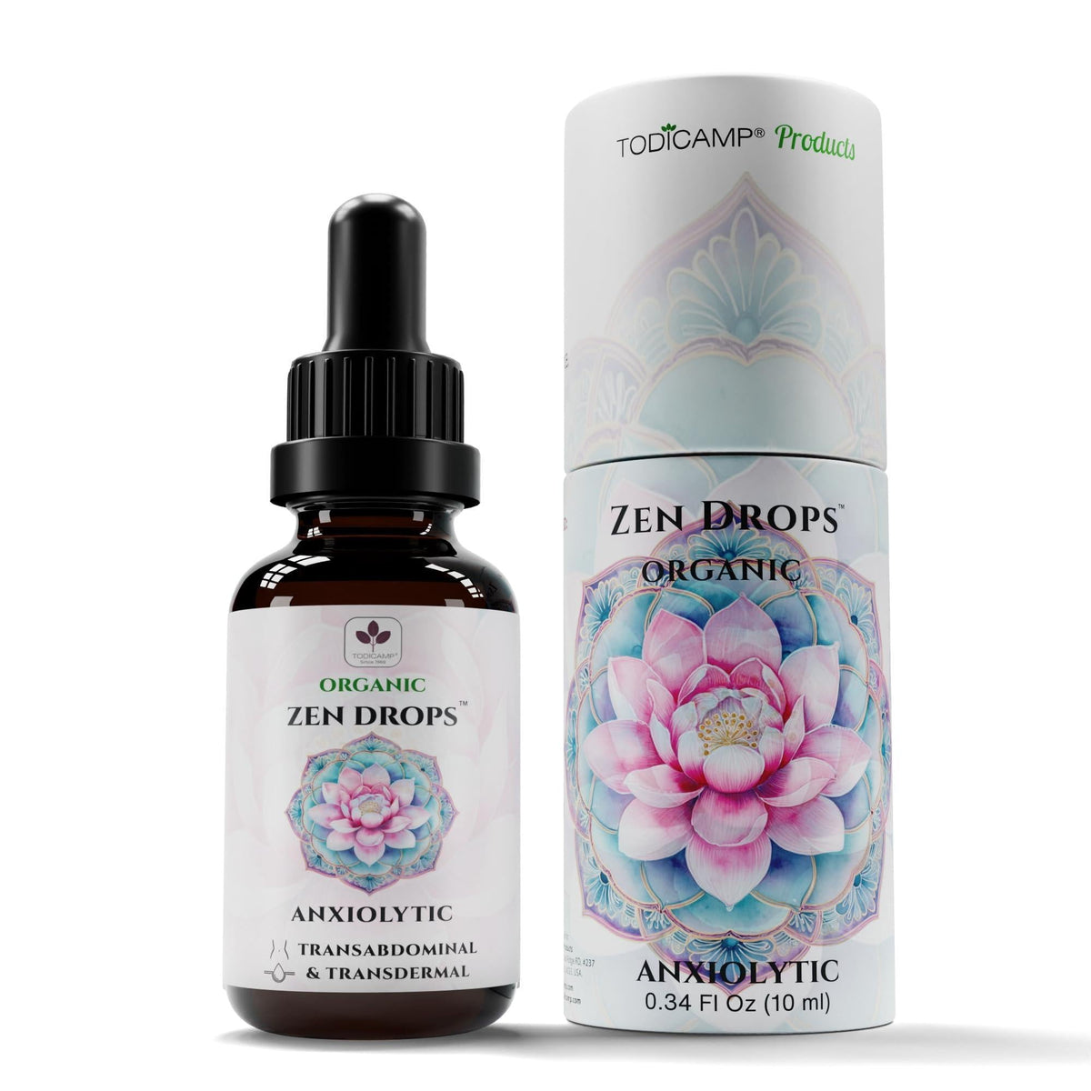 Anxiolytic Calming Essential Oil Blend for Relief & Relaxation 0.34oz Bergamot Orange Ylang Ylang Frankincense Lemongrass in Castor Oil Navel Patch & Skin Application Cold Pressed