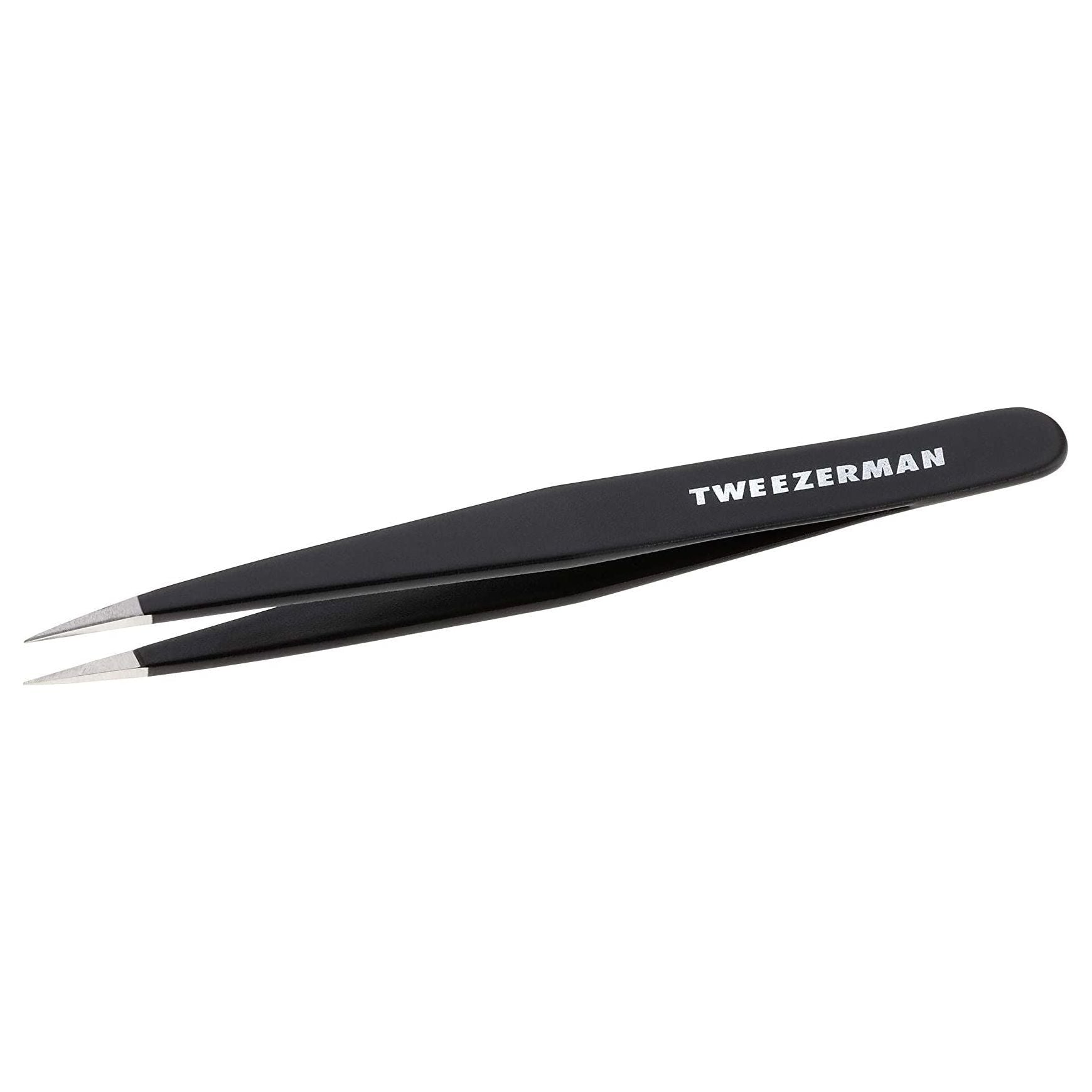 Tweezerman Point Stainless Tweezer In Colors Black #1241 Tweezers Pasteur Pharmacy