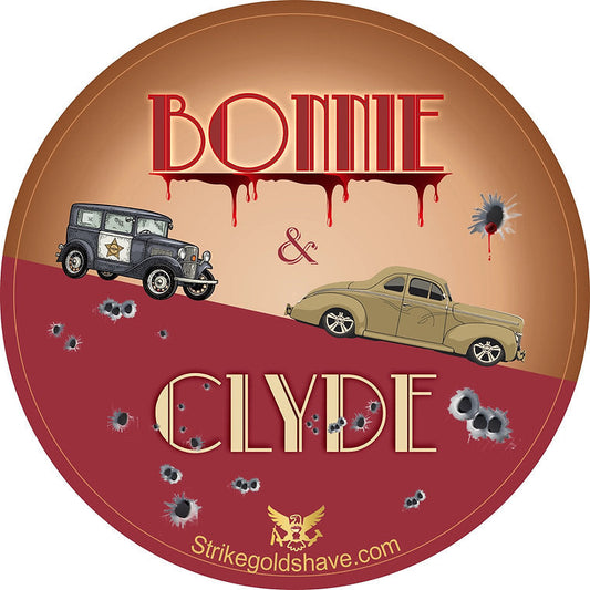 Strike Gold Shave Bonnie & Clyde Shaving Collection Shaving Set Pasteur Pharmacy Shaving Soap 5 oz