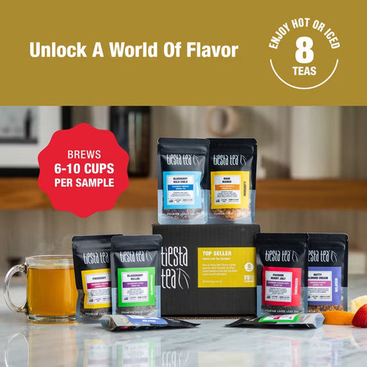 Tiesta Tea Favorites Loose Leaf Tea Sampler – 8 Blends