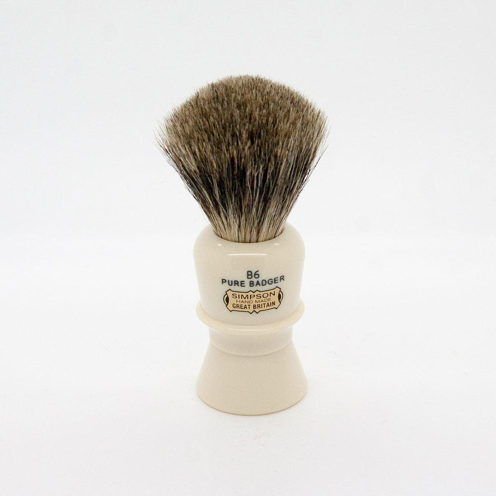 Simpsons Beaufort B6 Pure Badger Shaving Brush Shaving Brush Pasteur Pharmacy