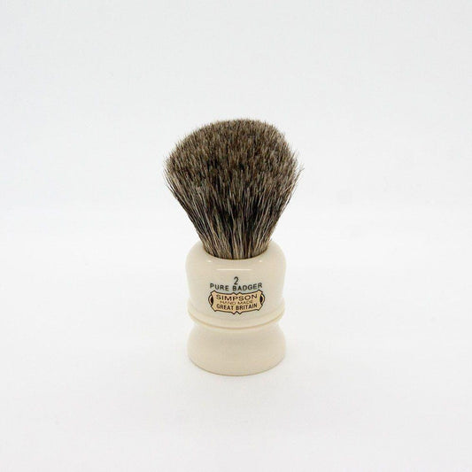Simpsons Duke D2 Pure Badger Shaving Brush Shaving Brush Pasteur Pharmacy