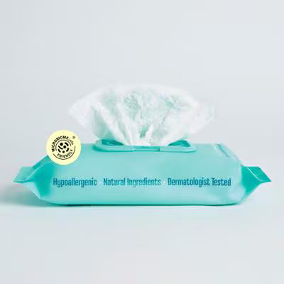 WagWell Daily Hypoallergenic Dog Grooming Wipes – Fragrance-Free