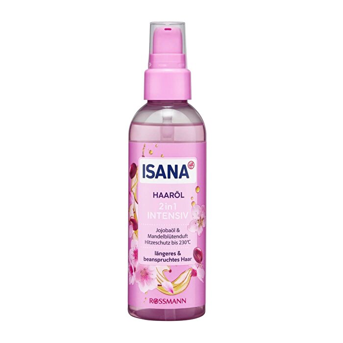 Isana Hair Care Oil for Long & Damaged Hair - 3.4 fl oz | Intensive Formula