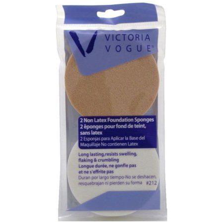 Victoria Vogue Lushes Latex Sponges -2 Each Makeup Sponges Pasteur Pharmacy