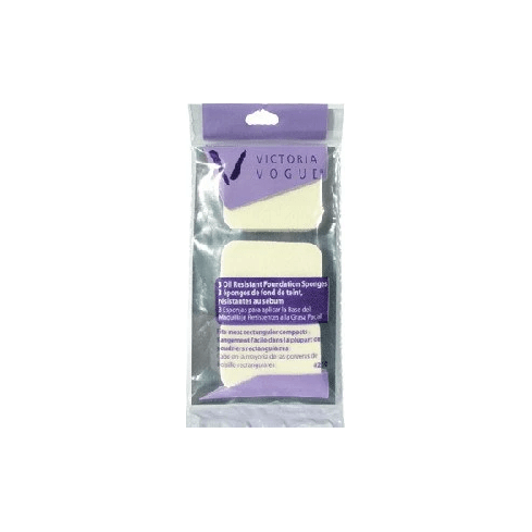 Victoria Vogue #230 Oil Resistant Rectangles 3 Ct Makeup Tools Pasteur Pharmacy