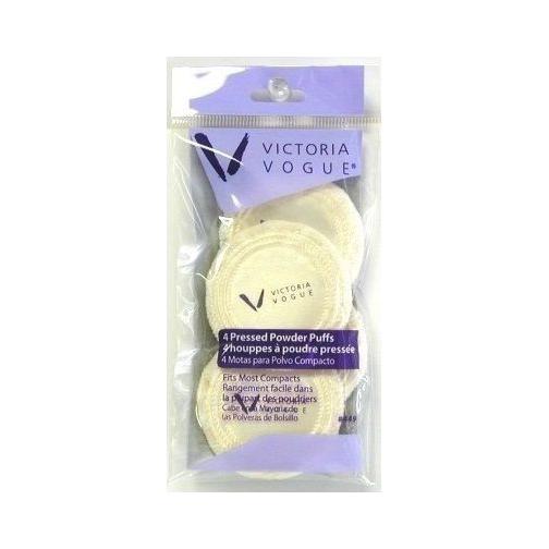 Victoria Vogue #449 Satin Top Puffs 2 1/8In. 4 Ct Makeup Tools Pasteur Pharmacy