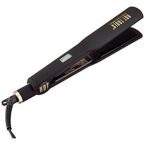 Hot Tools 1 1/4 Inch Black Gold Digital Salon Flat Iron Hair Styling Tool Pasteur Pharmacy