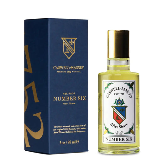 Caswell-Massey Gold Cap After Shave 3 oz Collection Aftershave Pasteur Pharmacy Number Six