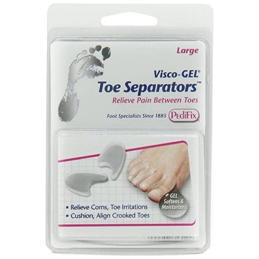 PediFix Visco-Gel Toe Separators Large 2 Count Toe Separators Pasteur Pharmacy